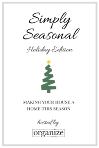 5 Simple Christmas Decorating Tips, Simply Seasonal, Christmas Home Tour by @CraftivityD