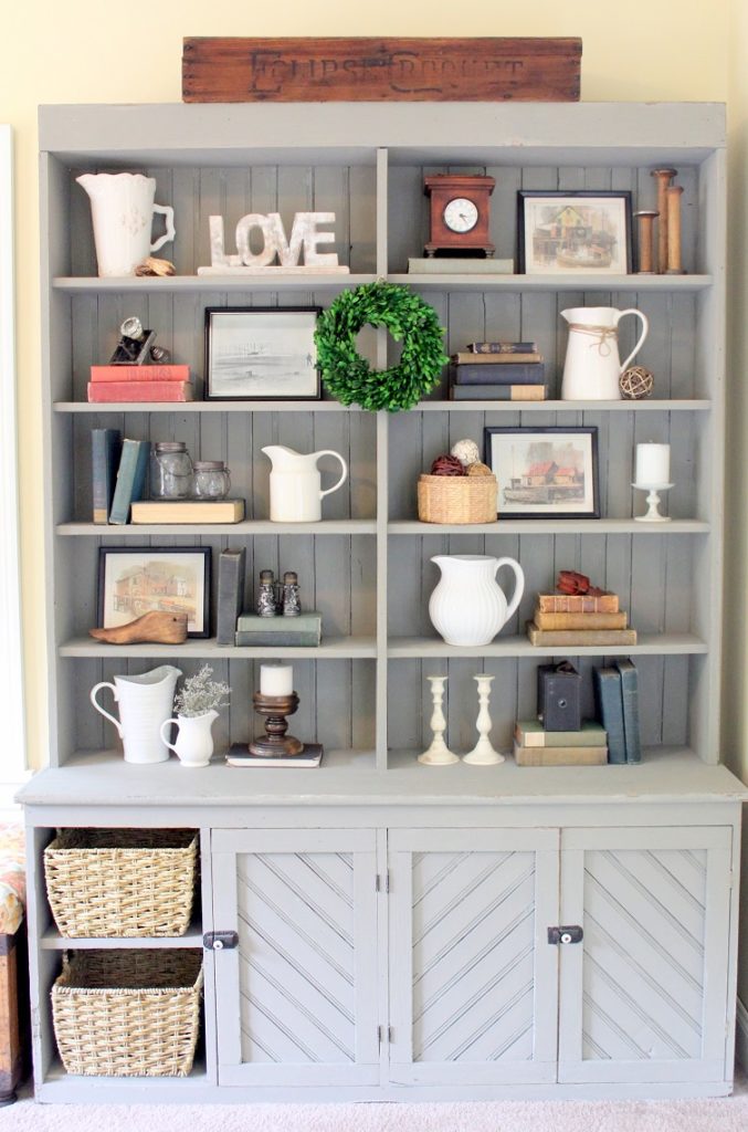 Gray Furniture Makeovers, Gray Paint Colors by @CraftivityD