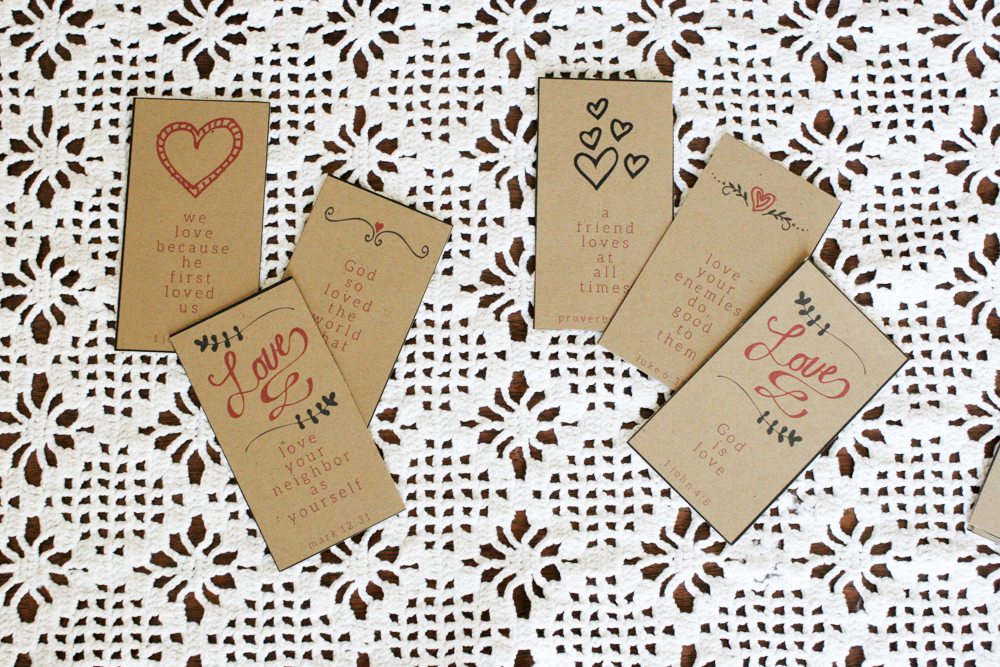 Valentine's Day Bible Verse Cards