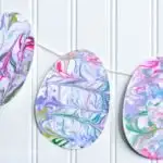 12 Easter Crafts for Kids, Marbled Easter Egg, Easter Craft Ideas