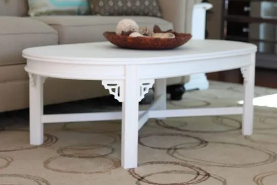 White Coffee Table - by Checking in with Chelsea