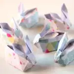 12 Easter Crafts for Kids, Origami Easter Bunny, Easter Craft Ideas