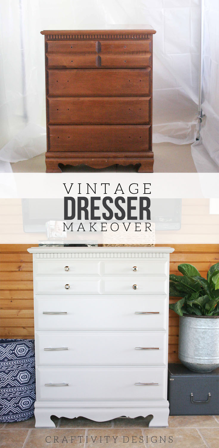 How To Refinish A Vintage Dresser, How To Paint A Vintage Dresser