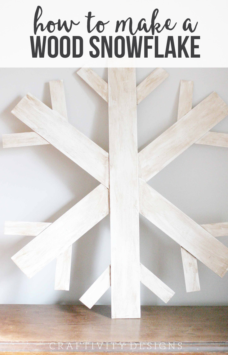 How to Make a Wood Snowflake without power tools! Giant Snowflake Wreath