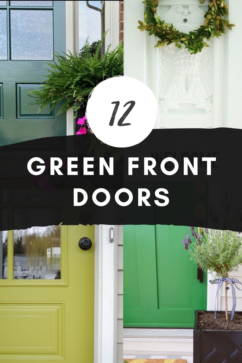 12 Homes With A Green Front Door – Craftivity Designs