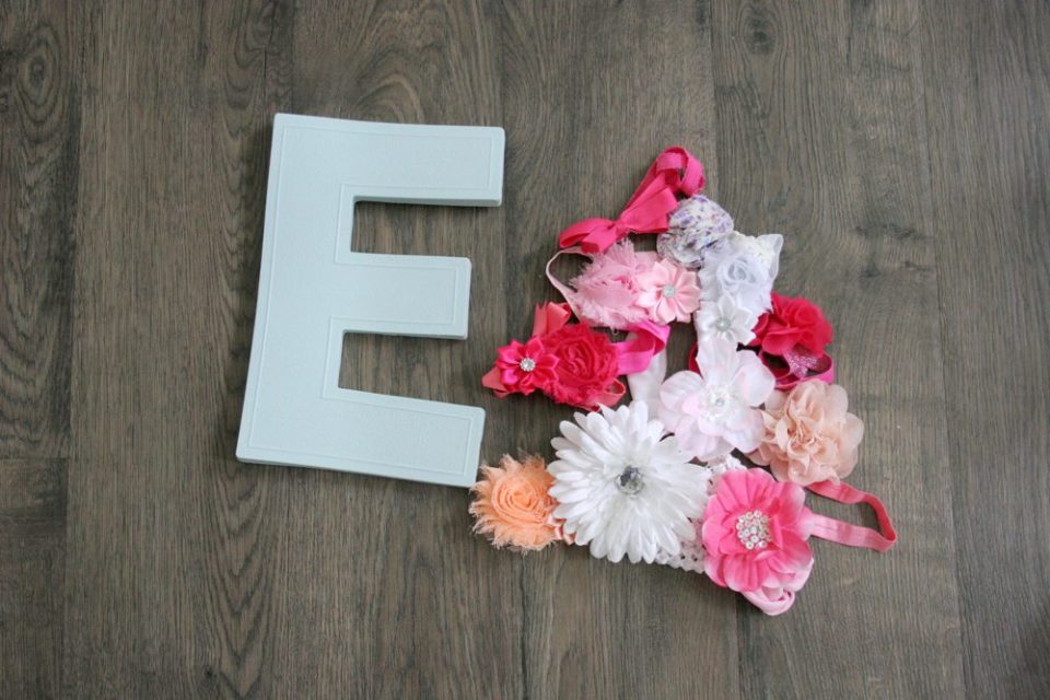 DIY Monogram Wall Decor for a Nursery ORC Wk 3 Craftivity Designs
