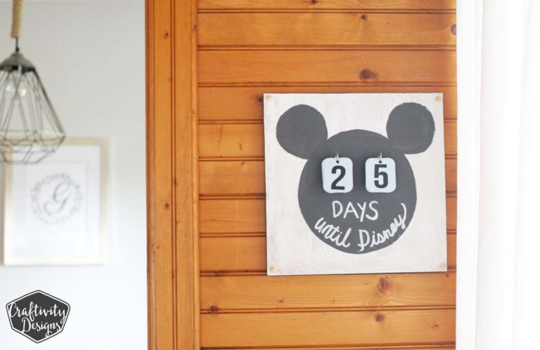 How to Make a Disney Countdown Calendar, Disney Trip, DIsney Vacation Countdown, Disney Ideas