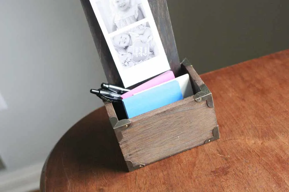 DIY Desktop Photo Holder, Handmade Father's Day Gift, DIY Desk Organizer