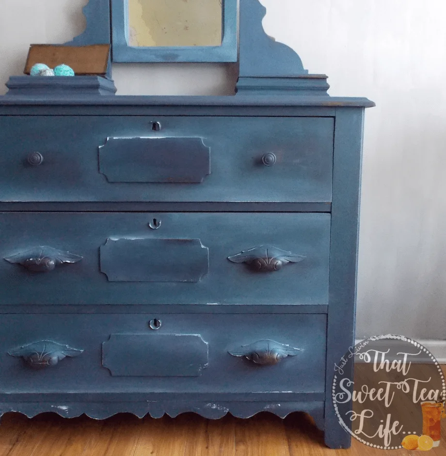 Navy Painted Furniture Makeovers, Navy Furniture Ideas, Blue Furniture Ideas