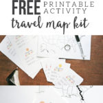 "Map My Trip" for Kids! A travel activity that teachs children about directions, maps, and mileage. Plus, kids can chart travel on a road trip. Free Printables! by Craftivity Designs