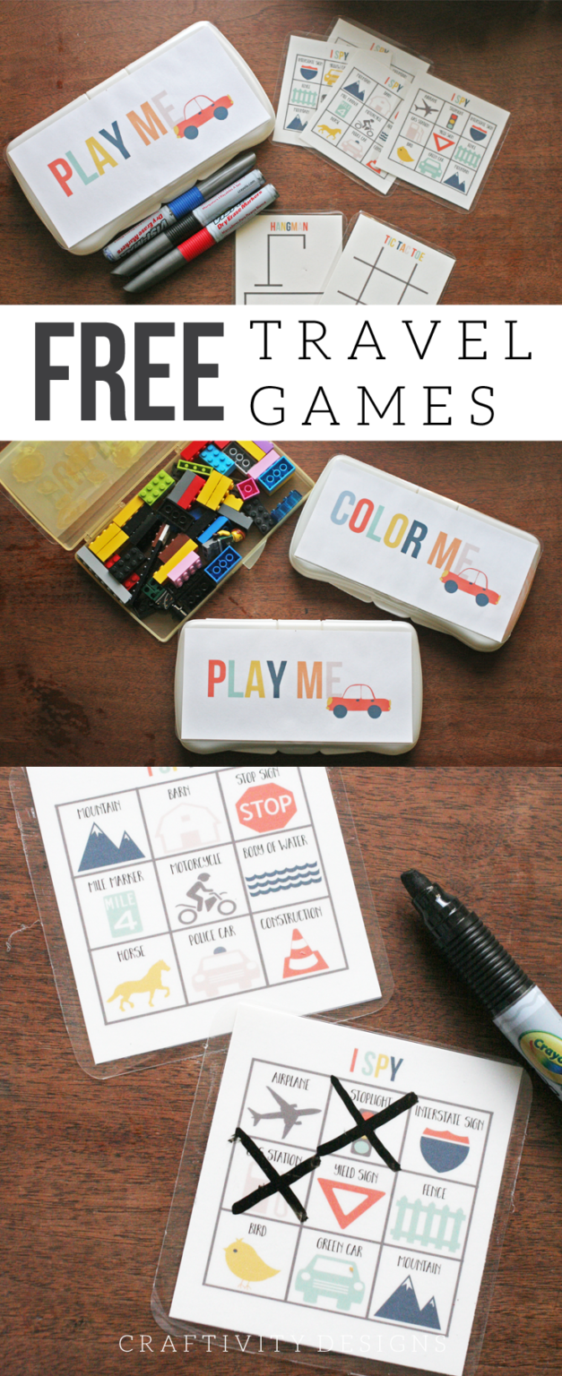 3 Fun Free Travel Game Templates and Road Trip Printables 3 Fun Free Travel Game Templates and Road Trip Printables