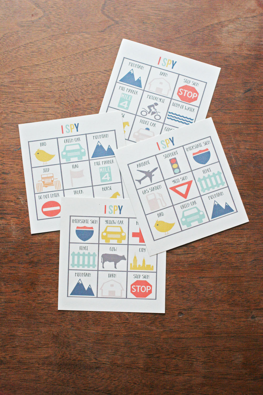 3 Fun + Free Travel Game Templates and Road Trip Printables. How to make a Road Trip Kit to fight boredom while traveling. by Craftivity Designs 