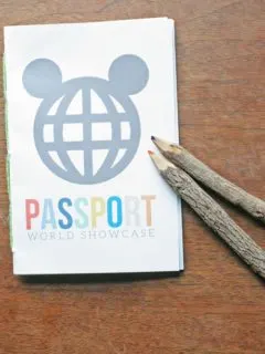 Are you going to Disney World? Learn how to make a DIY World Showcase Passport for your trip to use at each country's pavilion in Epcot.