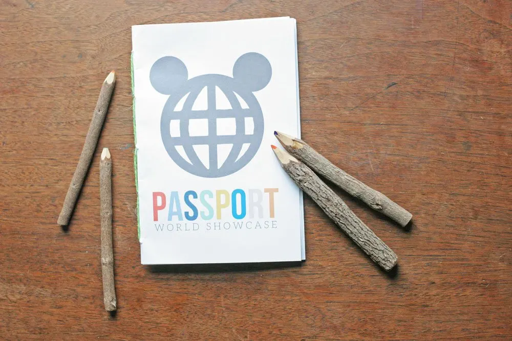 Are you going to Disney World? Learn how to make a DIY World Showcase Passport for your trip to use at each country's pavilion in Epcot.