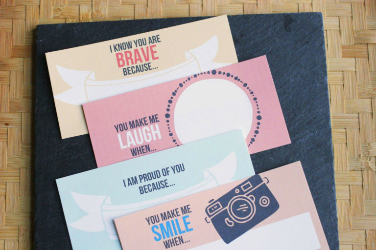 Back to School Lunch Box Notes. Ease your child's Back to School fears with an encouraging set of free Lunch Box Cards. This set of 6 lunch box note templates will brighten their day! Click to download the FREE printable.