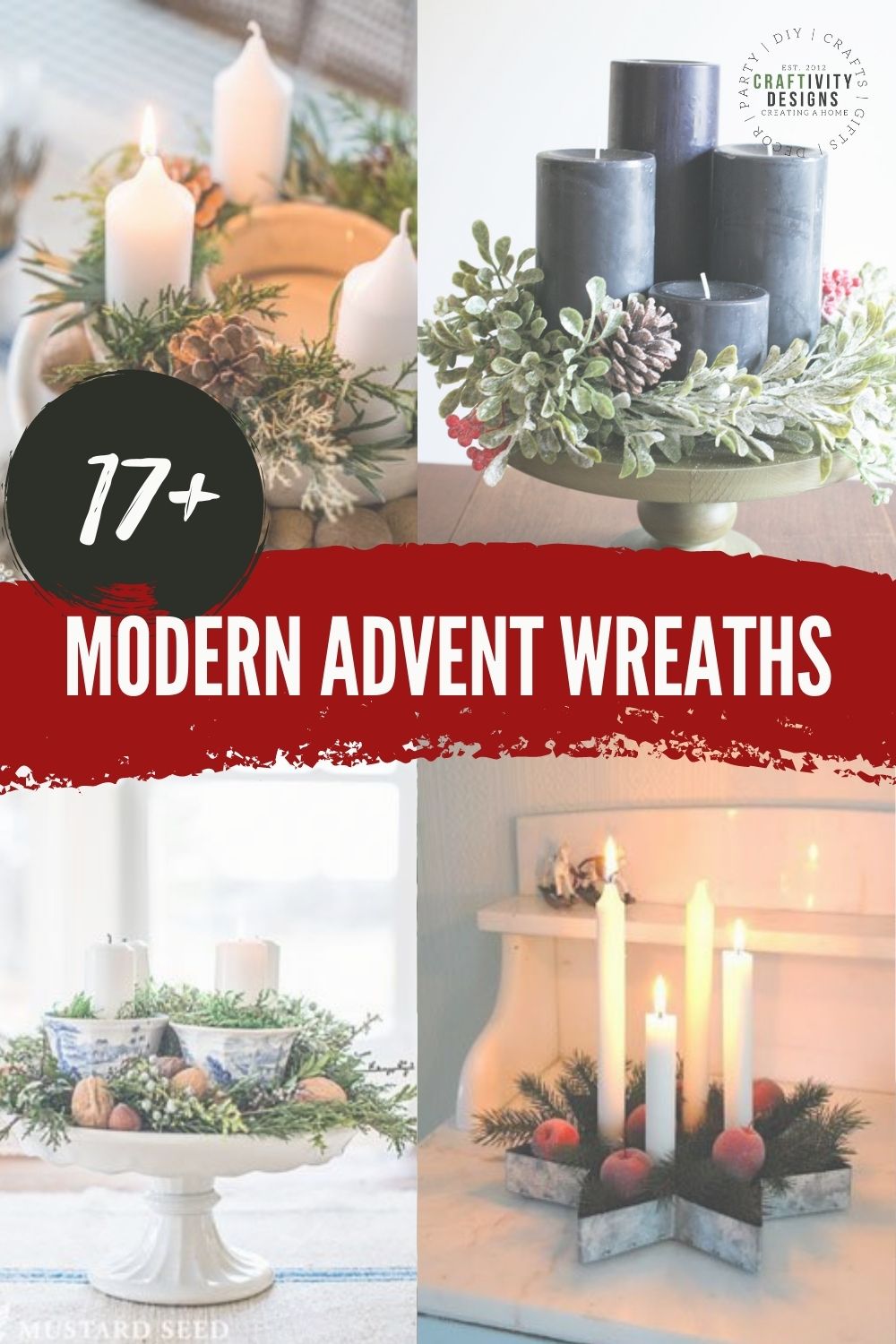 17 Modern Advent Wreath Ideas that are Beautiful and Meaningful
