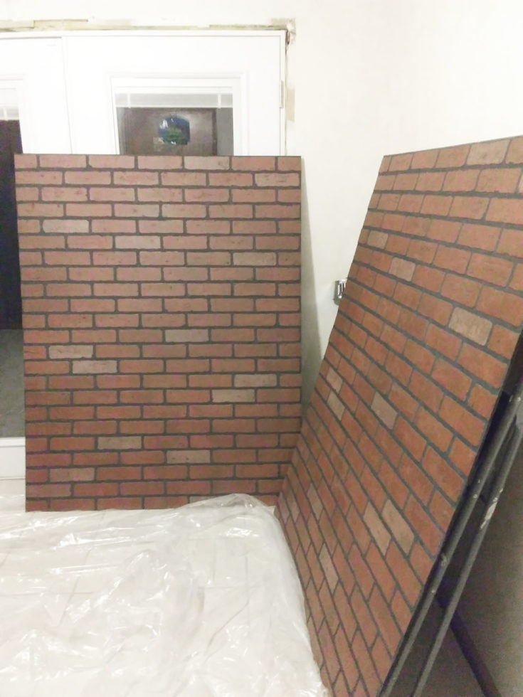 installing brick backsplash