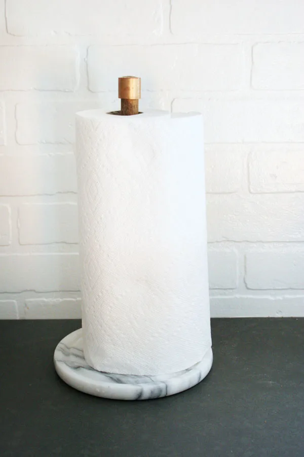 Handmade White Marble Kitchen Paper Towel Holder – Marblic