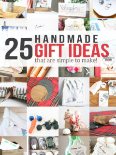 25 Handmade Gift Ideas that are simple to make!