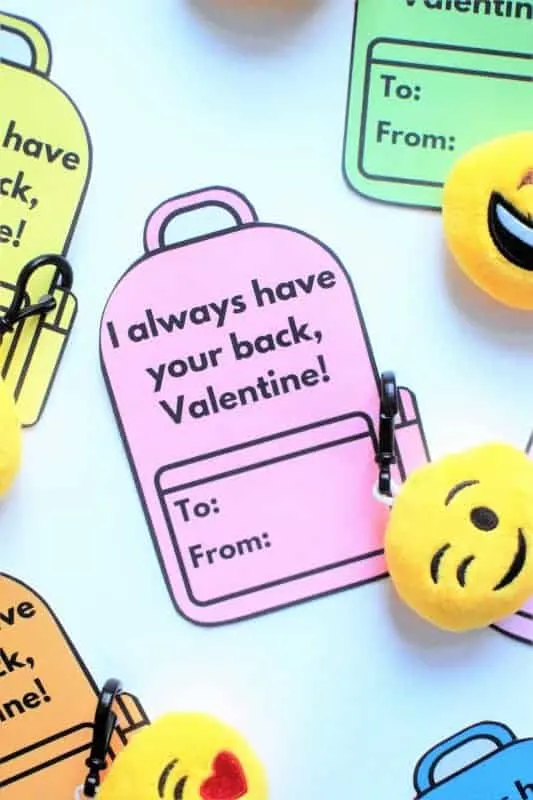 backpack valentines for kids