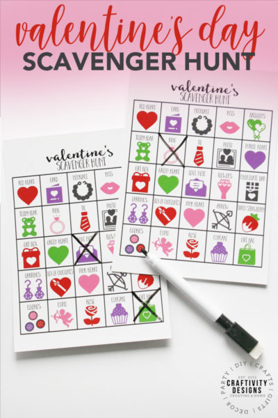 How To Play A Valentines Scavenger Hunt (+7 Valentines Party Games 