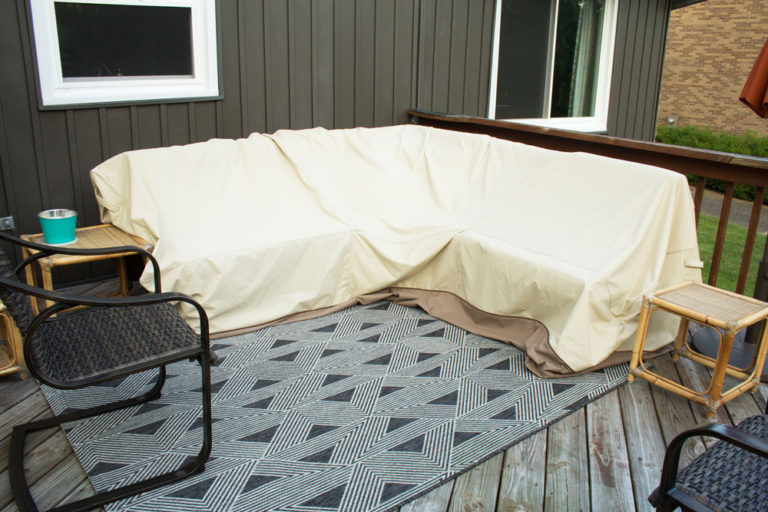 v shaped sofa outdoor furniture cover