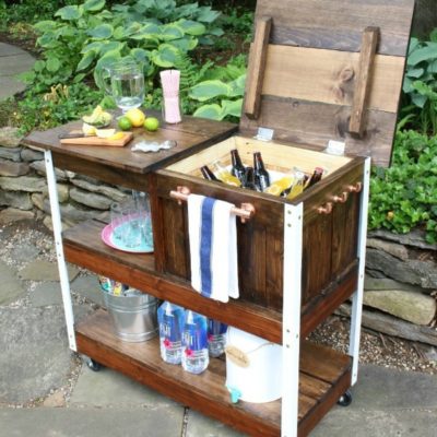 How to Make a Serving Bar (+9 Outdoor Bar Ideas!) – Craftivity Designs