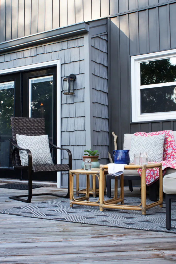 Summer Decorating: Budget-Friendly Deck Refresh  Little House of Four -  Creating a beautiful home, one thrifty project at a time.