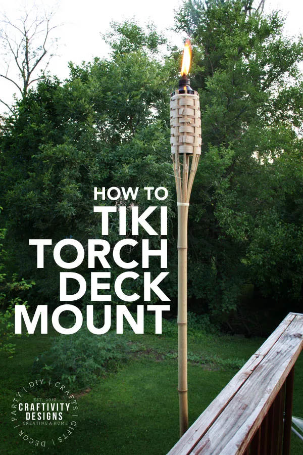 How To Attach Tiki Torches A Deck, Patio Tiki Torch Holder