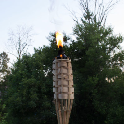 How to attach Tiki Torches to a Deck Rail – Craftivity Designs