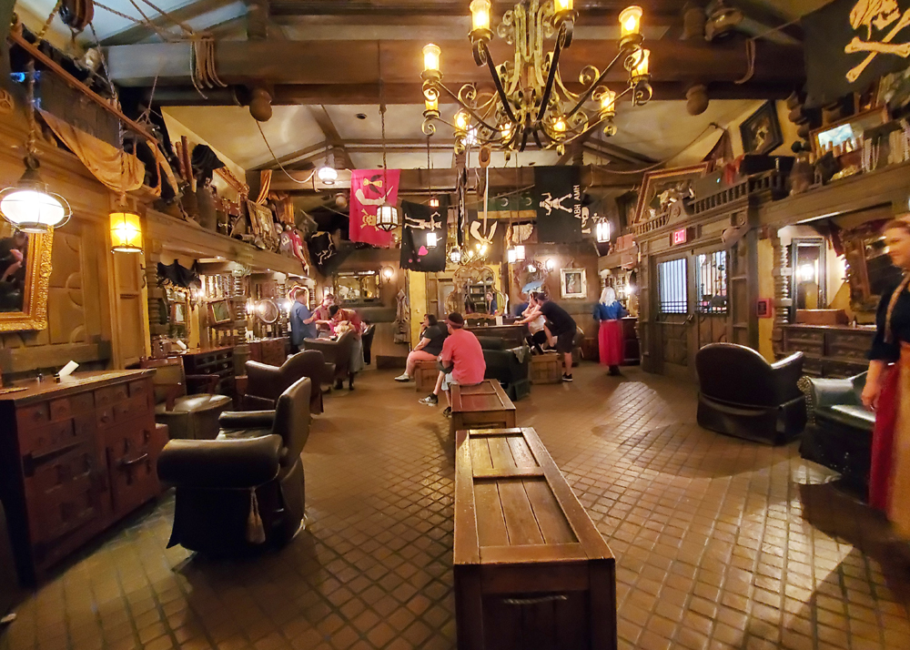 Inside the Pirates League at Magic Kingdom in Disney World