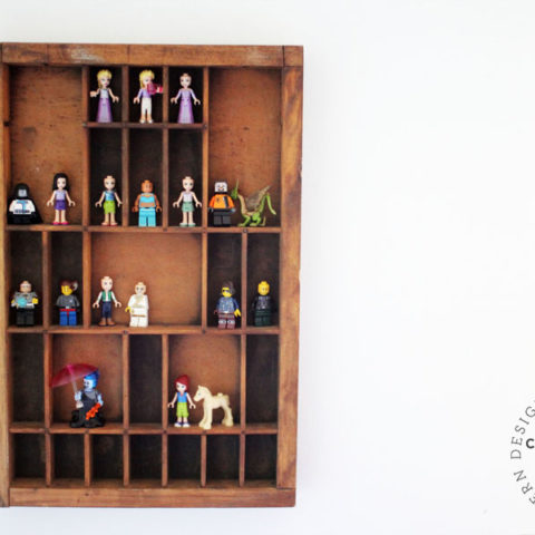How to Display LEGO Minifigures in a Letterpress Tray