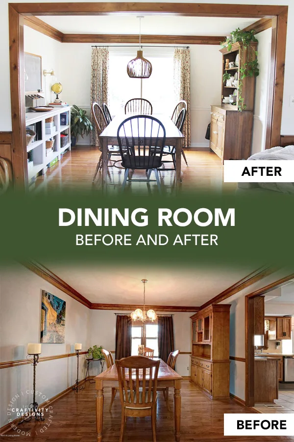 Dining Room Before and After