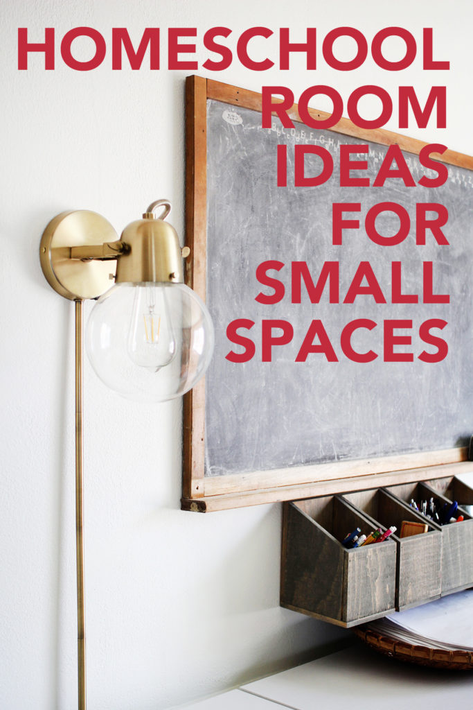 Homeschool Room Ideas for Small Spaces