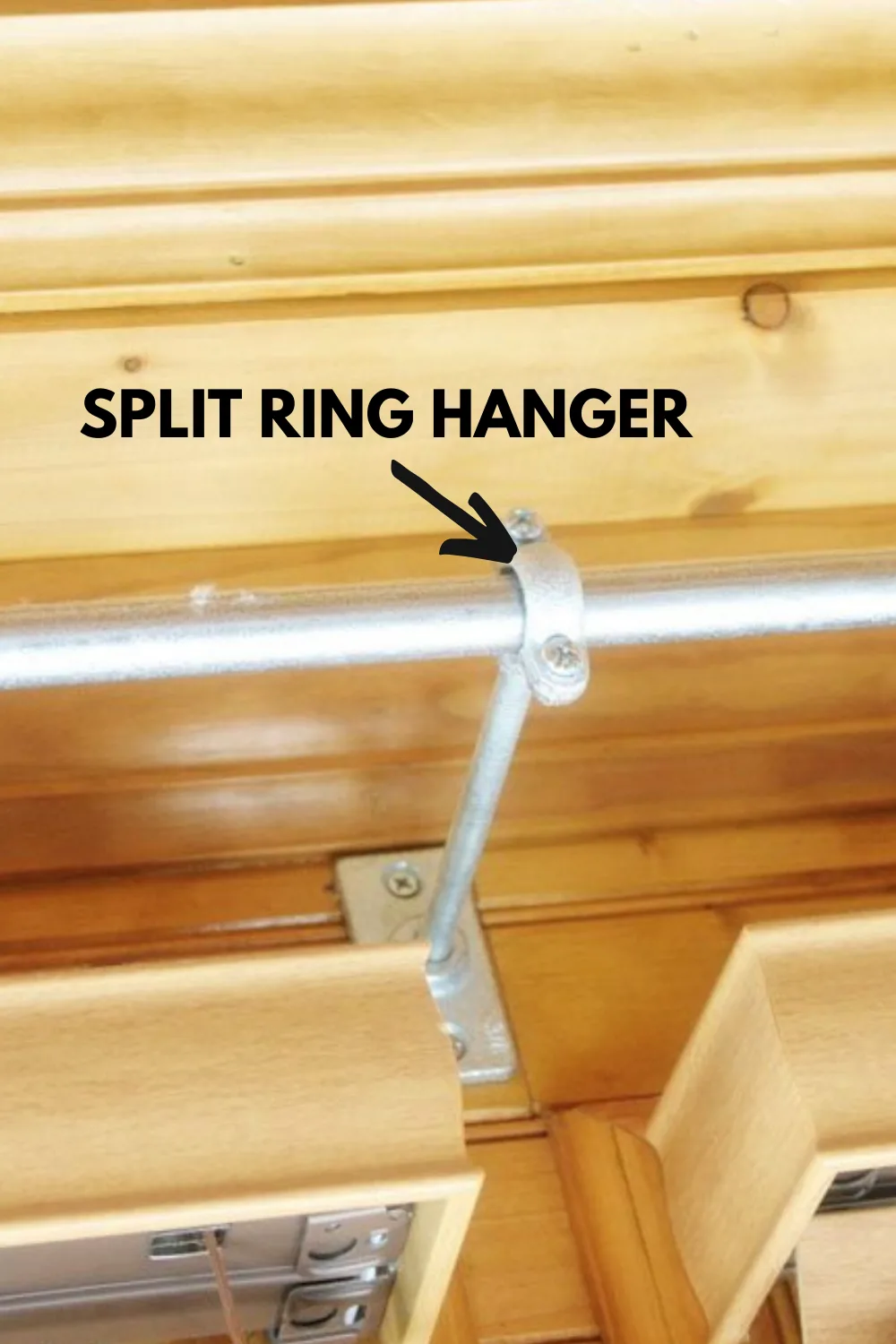 split ring hanger for diy long curtain rods