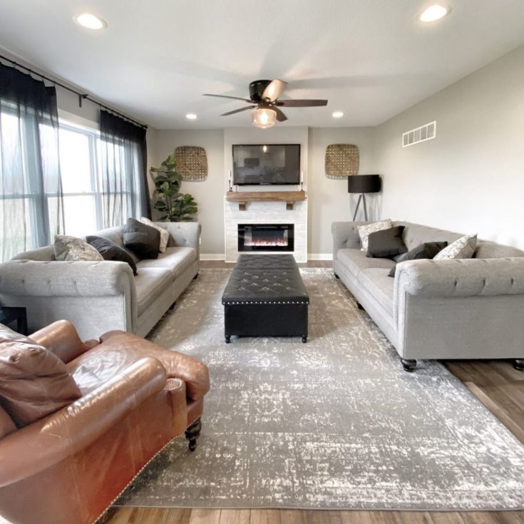 15 Rooms with Mindful Gray by Sherwin Williams (+ Kitchen Makeover!) Craftivity Designs