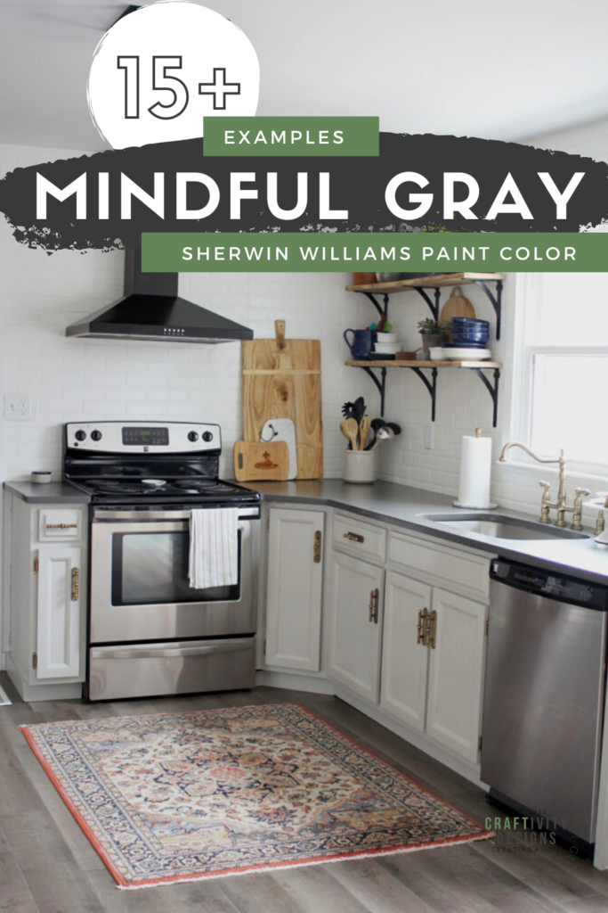 15 Rooms With Mindful Gray By Sherwin Williams Kitchen Cabinets Makeover Craftivity Designs