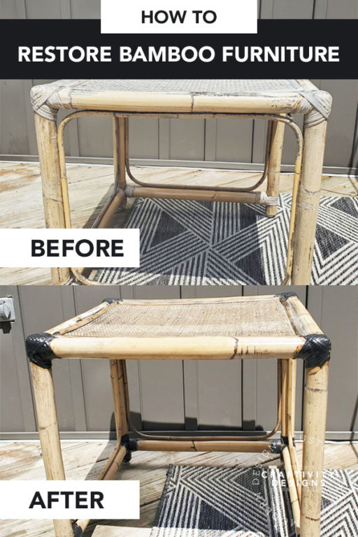 How to Restore Bamboo Furniture (Protect + Repair Rattan) Craftivity Designs