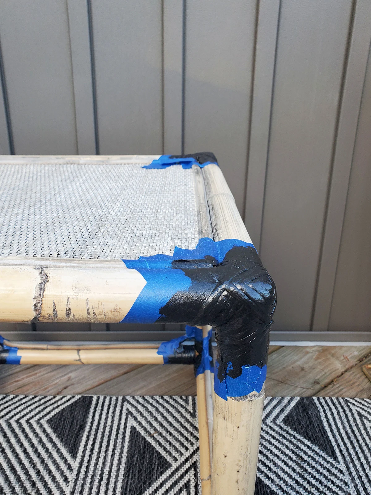 paint binder cane, how to repair bamboo