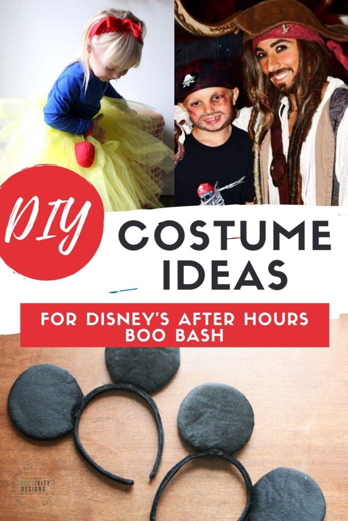 DIY Costume Ideas for Disney's After Hours Boo Bash (or Mickey's Not So Scary Halloween Party)