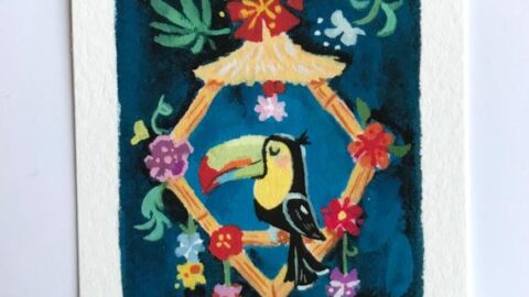 Image for Tiny Tiki Fine Art Print