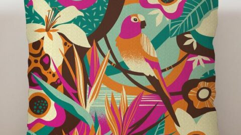 Image for Birds of Paradise Pillow Cover