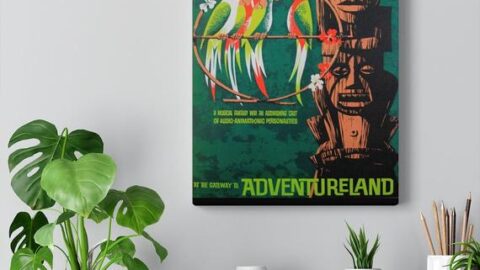 Image for Enchanted Tiki Room Canvas Gallery Wrap