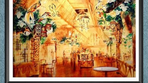 Image for Disneyland Enchanted Tiki Room Concept Art