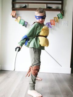 DIY Teenage Mutant Ninja Turtle Costume Leonardo