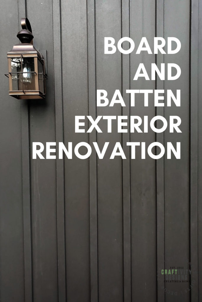board and batten vertical siding exterior renovation