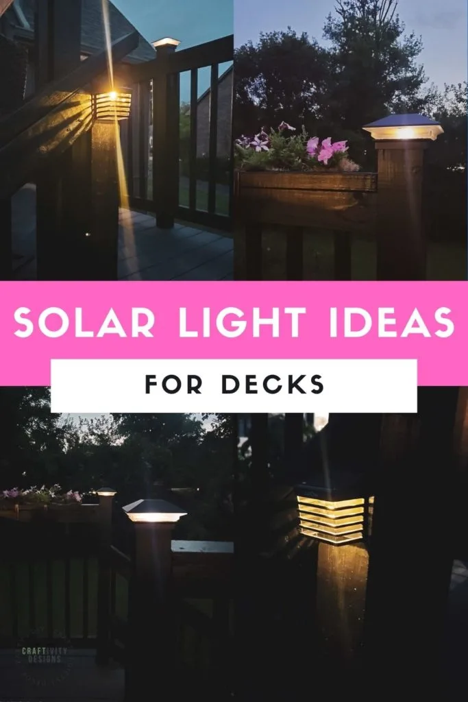 solar light ideas for decks