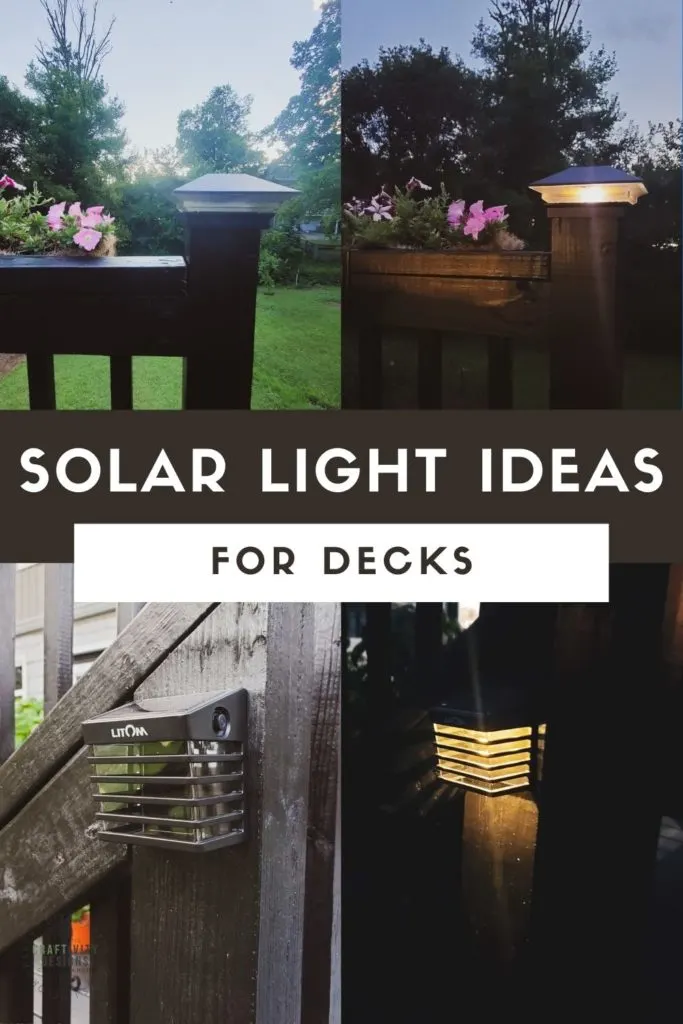 solar light ideas for decks