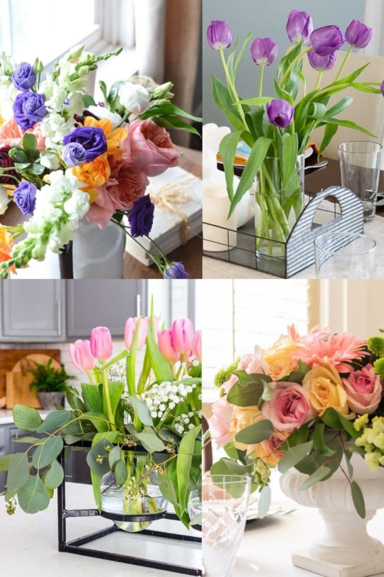 13 Spring Flower Centerpieces for your Dining Room!