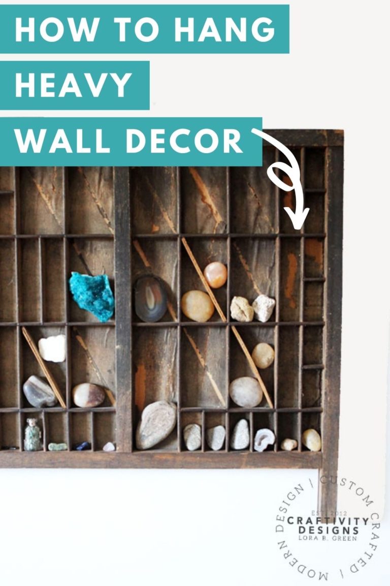 How to Hang a Shadow Box (or Heavy Picture Frame) Craftivity Designs